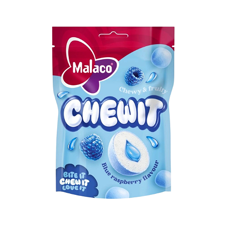 Malaco Chewit Blue Raspberry 115g