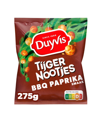 Duyvis Tijgernootjes BBQ Paprika
