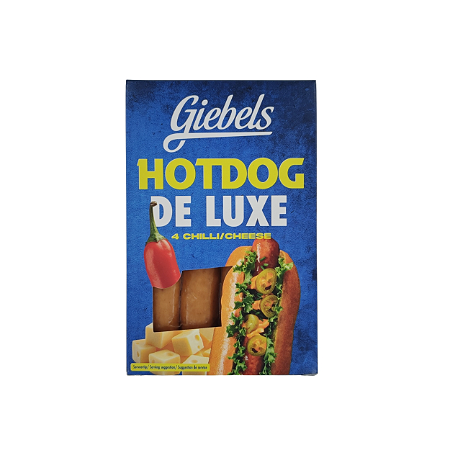Hotdogs de luxe - Chilli cheese 4x65g