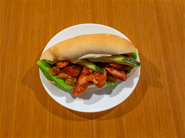 Broodje Saucijsje Peper