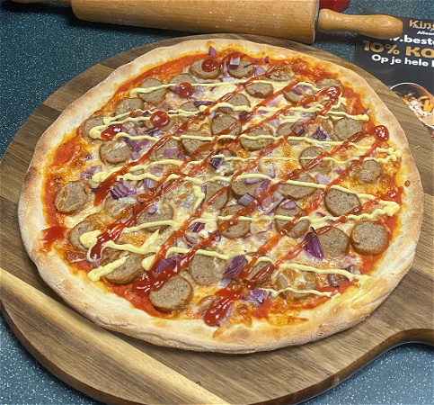 [NEW] Pizza frikandel speciaal