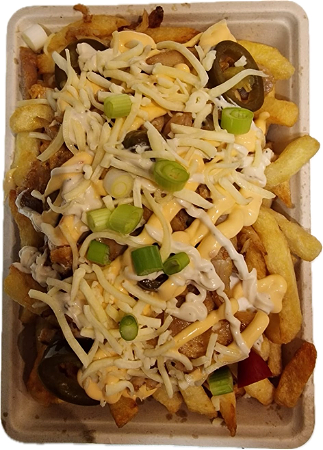 Loaded fries Hot Chicken