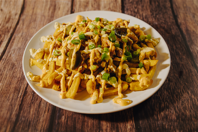 Loaded fries Hot Chicken