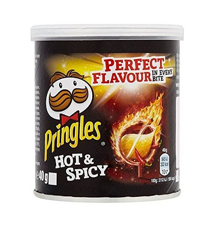 Pringles hot and spicy 40 gr