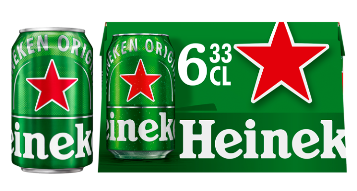 Heineken blik 6 Stuks