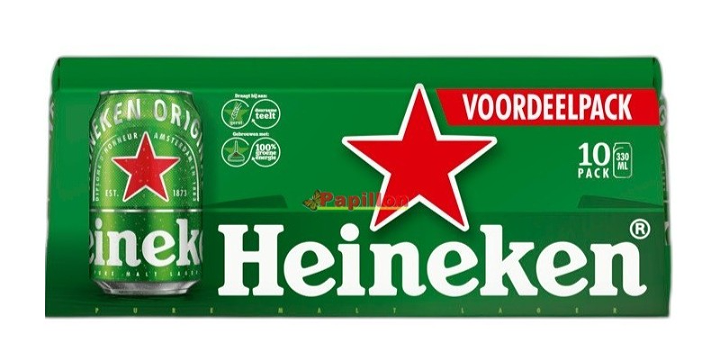 Heineken blik 10 Stuks