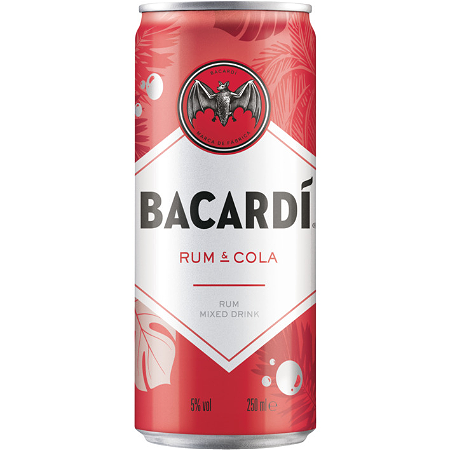 Bacardi-cola blik