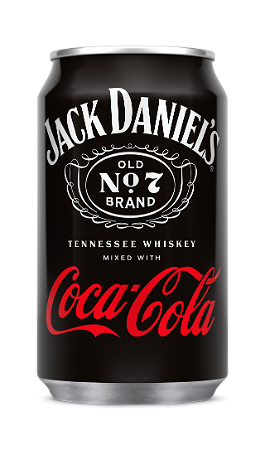Jack Daniels Whiskey-Coca Cola blik