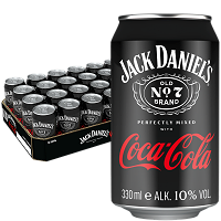 10x Jack Daniels whiskey Coca-Cola blik