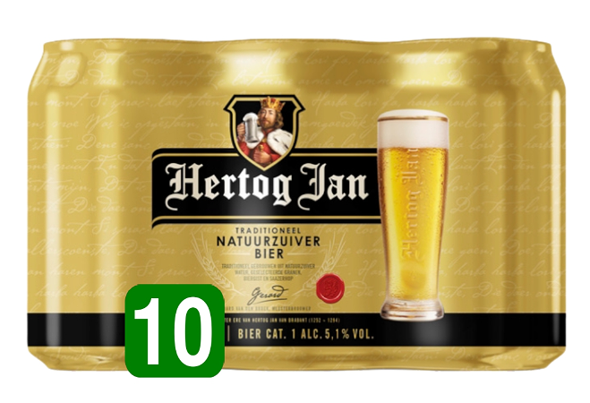 Hertog Jan Pils 10-pack blik