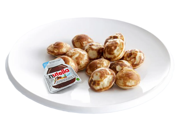Poffertjes met Nutella