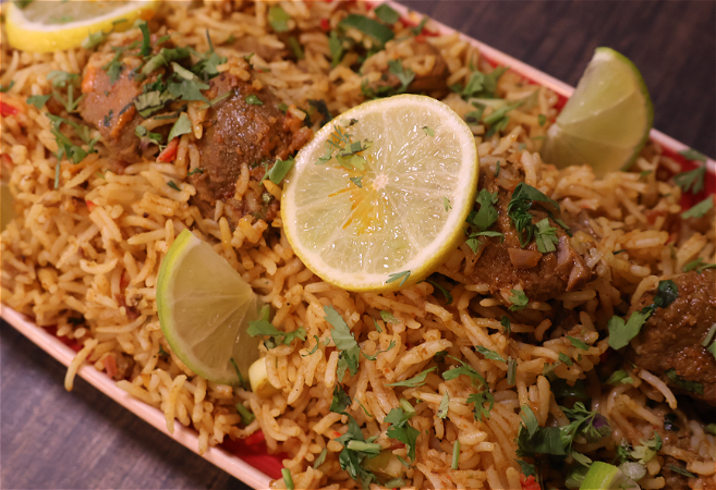 Lamb biryani