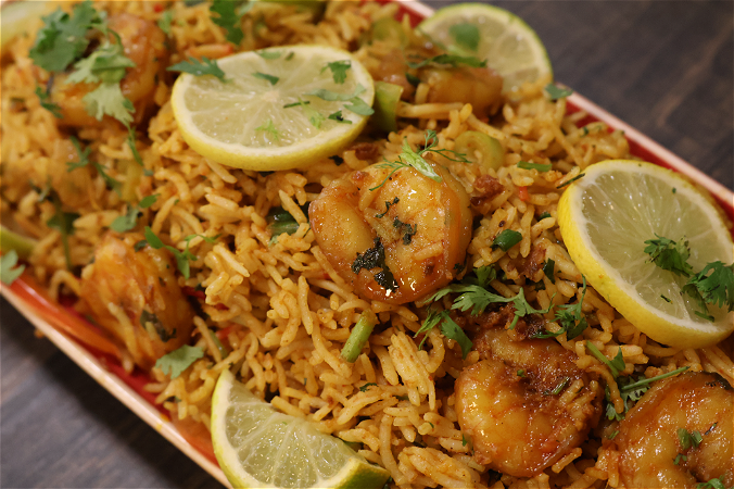 King garnalen biryani