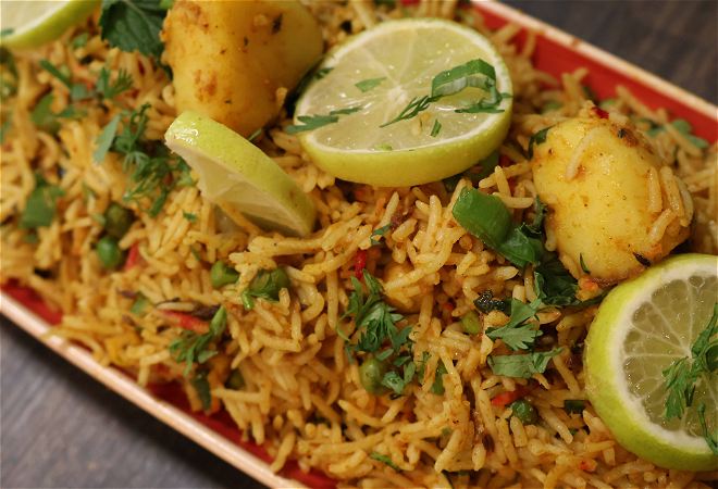 Vegetable biryani
