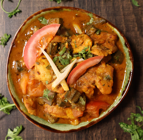 Chicken Bhindi