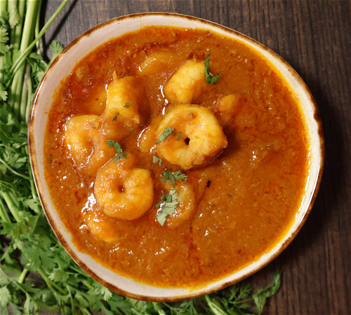 King prawn curry