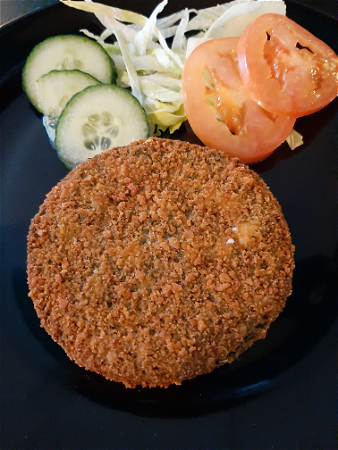 Spinazie kaas burger