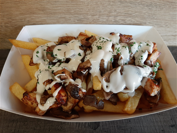 patat kip champignon