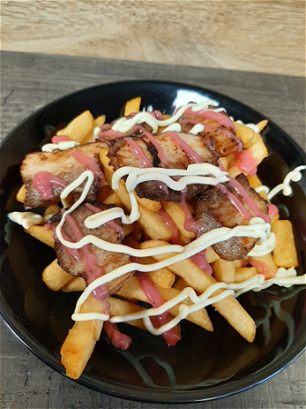 Patat cha chieuw pork