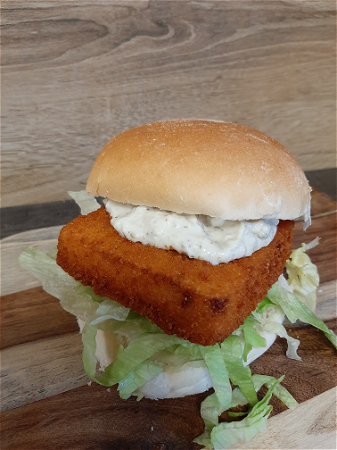 Broodje vis burger