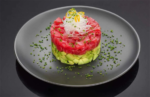Tartaar van tonijn met yuzu saus