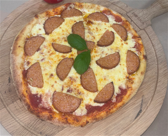 Pizza Grillworst Madame Jeanette