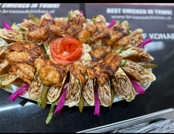 Shoarma schotel voor 6 personen 