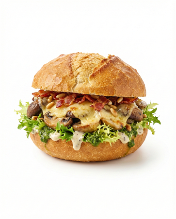 Gegratineerde champignons