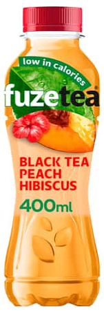Fuze tea black tea peach hibiscus 40 cl