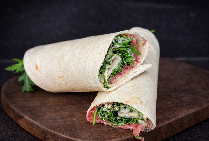 Wrap carpaccio