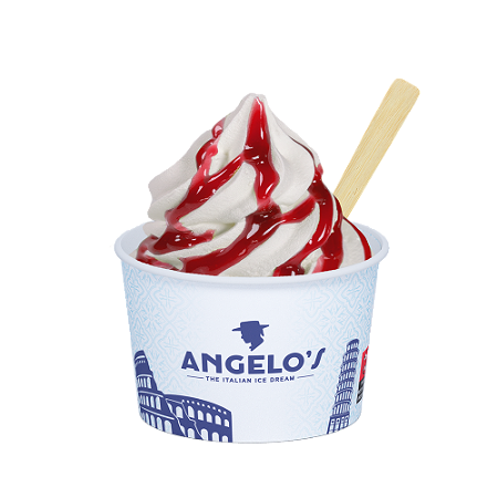 Sundae rood fruit 