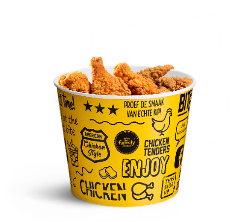 Classic family bucket 16 stuks 