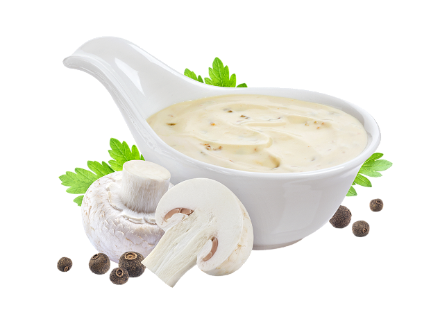 Champignonroom saus kleine bakje