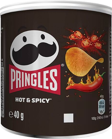 Pringels Hot and Spicy (40 gr)