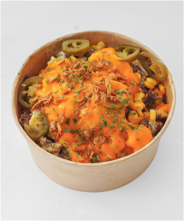 Loaded Chopped Beef met Fries en toppings
