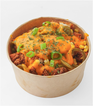 Loaded Crispy Chicken met Fries en toppings