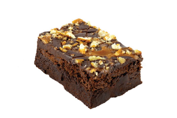 Caramel pecan brownie