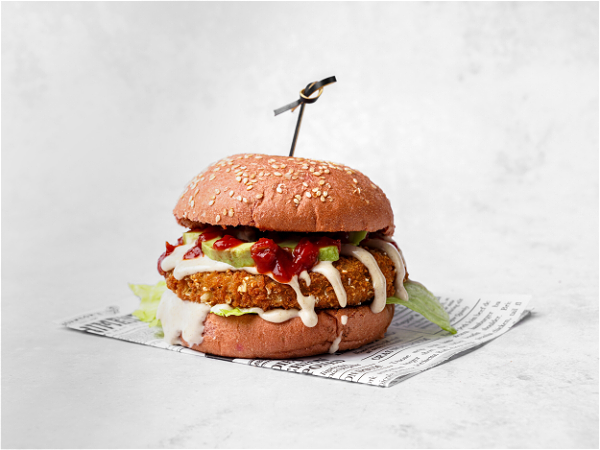 Vegan Avocado burger