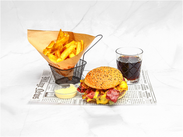 Pastrami Burger Deluxe menu