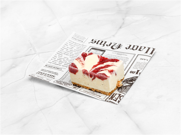 New York Style Strawberry Cheesecake