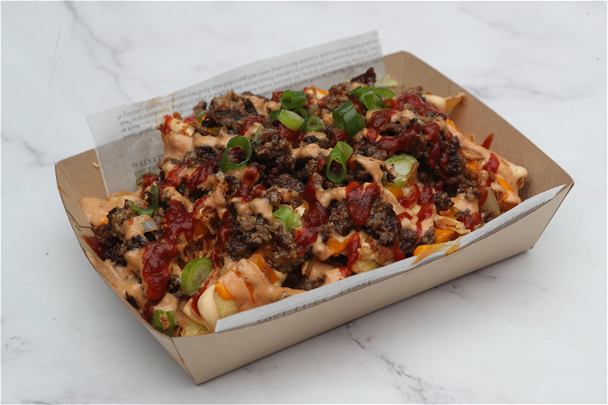 Loaded chopped cheese