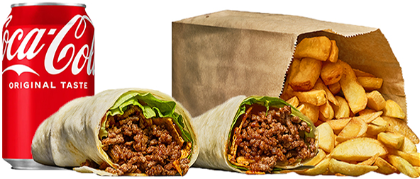 Mexican beef wrap menu