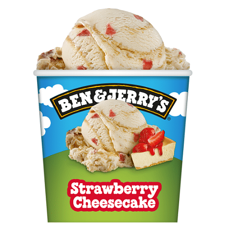 Ben & Jerry's Ice Cream - Strawberry Cheesecake