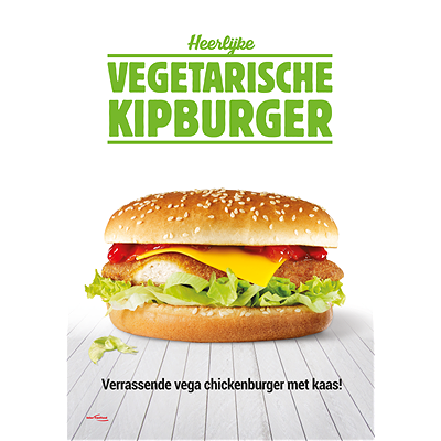 Vegetarische kipburger