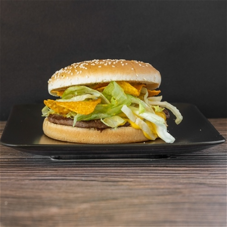 Nacho cheese burger XL