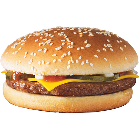 Vegetarische cheese burger menu