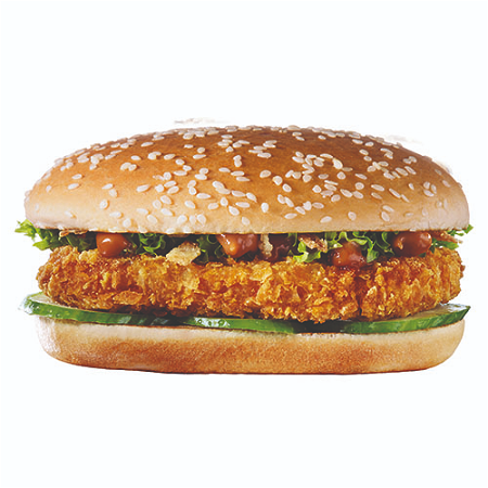 Vegetarische Chicken Saté Burger