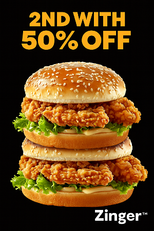 Zinger burger