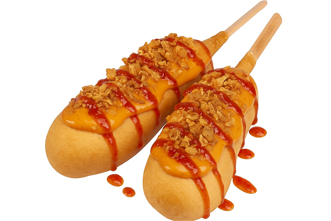 Chili cheese Corndog 2 stuks
