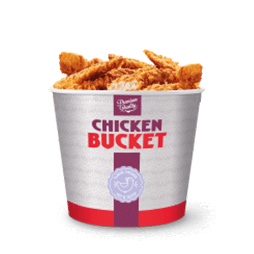 Chicken strips bucket 12 stuks